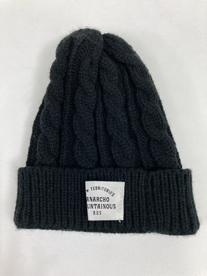 ニットキャップ/ビーニー/帽子/ブラック