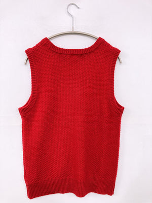 SEVENDAYS=SUNDAY/セブンデイズサンデイ/ベスト/トップス/レッド/L