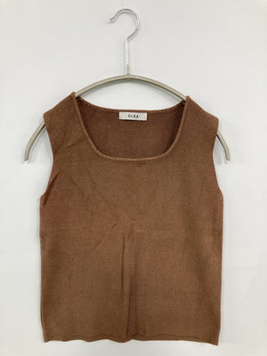 CLEA/クレア/タンクトップ/トップス/ブラウン/F