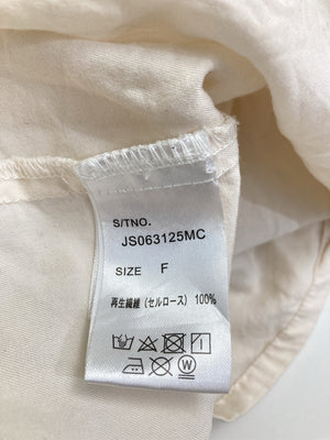 JEANASIS/ジーナシス/シャツ/ブラウス/トップス/アイボリー/F