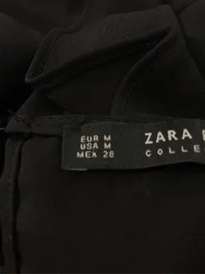 ZARA BASIC/ザラベーシック/シャツ/ブラウス/トップス/ブラック/USA M