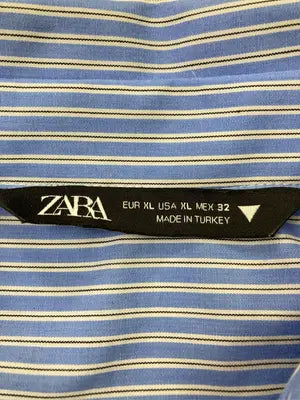 ZARA/ザラ/シャツ/ブラウス/トップス/ブルー/XL