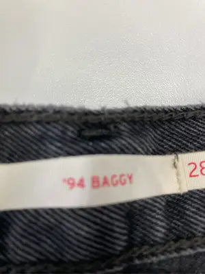'94 BAGGY/デニムパンツ/パンツ/ブラック/28