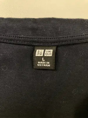 UNIQLO/ユニクロ/Tシャツ/カットソー/トップス/ネイビー/L