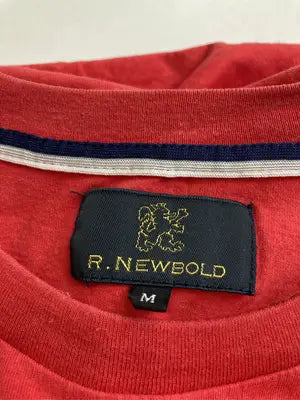 R.NEWBOLD/アールニューボールド/Tシャツ/カットソー/トップス/レッド/M