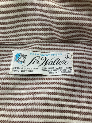 fin water/ポロシャツ/トップス/ブラウン/L