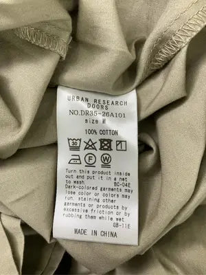 URBAN RESEARCH DOORS/アーバンリサーチドアーズ/シャツワンピース/ワンピース/ドレス/ベージュ/M