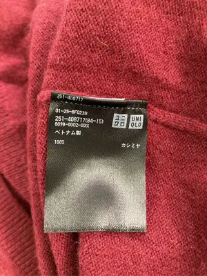 UNIQLO/ユニクロ/ニット/セーター/トップス/レッド/XL