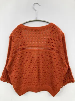 earth/アース/カーディガン/ボレロ/トップス/レッド/F