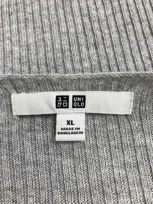 UNIQLO/ユニクロ/ニット/セーター/トップス/グレー/XL