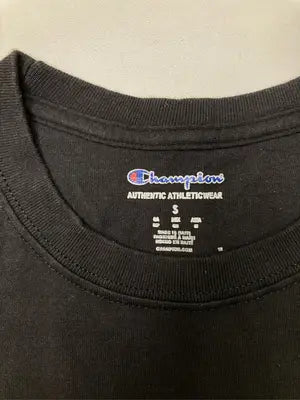 Champion/チャンピオン/Tシャツ/カットソー/トップス/ブラック/S
