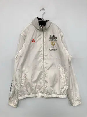 le coq sportif/ルコックスポルティフ/ナイロンジャケット/ジャケット/アウター/ホワイト/3L