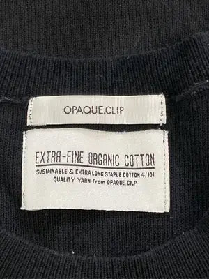 OPAQUE.CLIP/オペークドットクリップ/Tシャツ/カットソー/トップス/ブラック/L