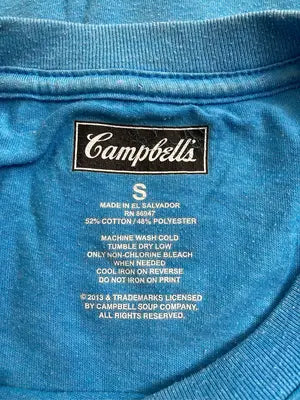 Campbell's/Tシャツ/カットソー/トップス/スカイブルー/S