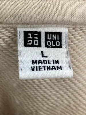 UNIQLO/ユニクロ/パーカー/トップス/アイボリー/L