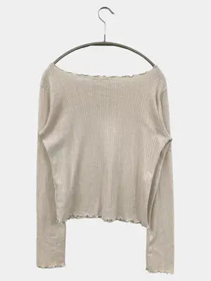 continuer de NICE CLAUP/コンティニューデナイスクラップ/Tシャツ/カットソー/トップス/ベージュ