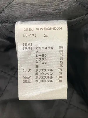 スタジャン/ジャケット/アウター/ブラック/XL
