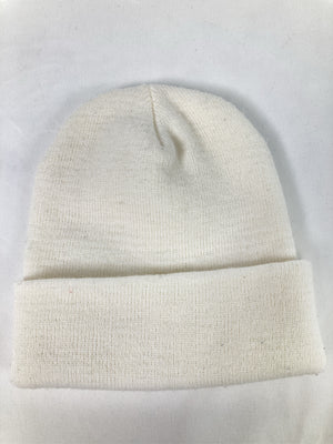ニットキャップ/ビーニー/帽子/ホワイト
