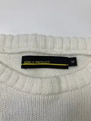 NOBLE PRODUCT/ニット/セーター/トップス/ホワイト/M