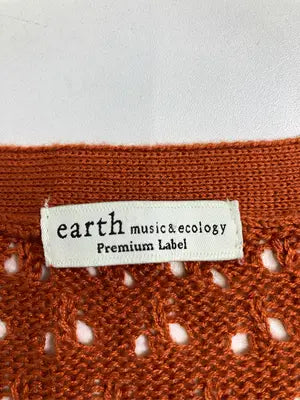 earth/アース/カーディガン/ボレロ/トップス/レッド/F