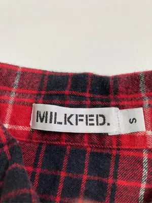 MILK FED./ミルクフェド/シャツ/ブラウス/トップス/レッド/S