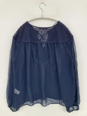ZARA/ザラ/シャツ/ブラウス/トップス/ネイビー/EUR L/USA L/MEX 30