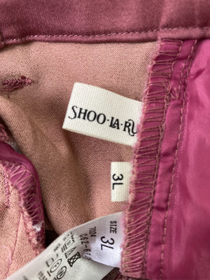 SHOO LA  RUE/シューラルー/スラックス/パンツ/ピンク/3L