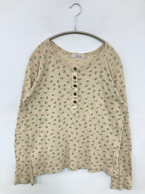ne・ce・sa/Tシャツ/カットソー/トップス/ベージュ/M  バスト79～87　身長154～162