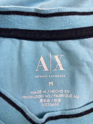 ARMANI EXCHANGE/アルマーニエクスチェンジ/Tシャツ/カットソー/トップス/スカイブルー/M