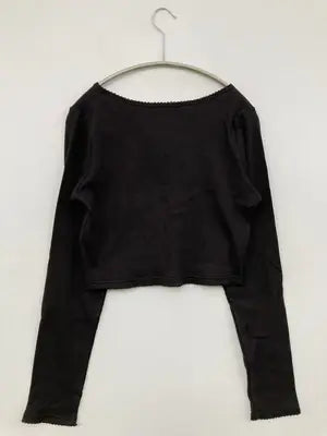 JEANASIS/ジーナシス/Tシャツ/カットソー/トップス/ブラック/F