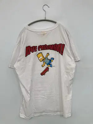 THE Simpsons/ザシンプソンズ/Tシャツ/カットソー/トップス/ホワイト/L