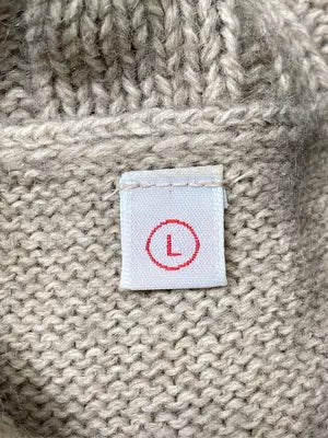 UNIQLO/ユニクロ/ニット/セーター/トップス/ベージュ/L