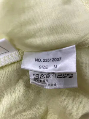 Tシャツ/カットソー/トップス/イエロー/M