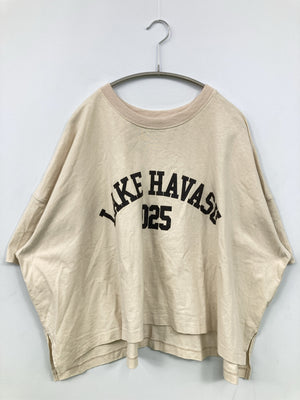 Organic/オーガニック/Tシャツ/カットソー/トップス/アイボリー/M