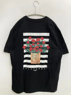 roial/ロイアル/Tシャツ/カットソー/トップス/ブラック/LARGE