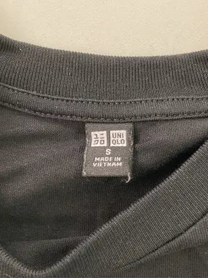 UNIQLO/ユニクロ/Tシャツ/カットソー/トップス/ブラック/S