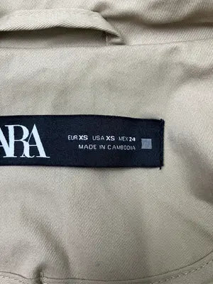ZARA/ザラ/トレンチコート/ジャケット/アウター/ベージュ/USA XS