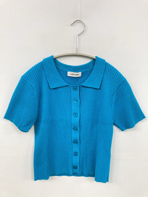 LAGUA  GEM/ラグアジェム/ニット/セーター/トップス/スカイブルー/FREE