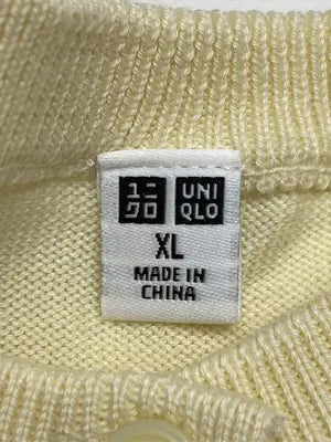 UNIQLO/ユニクロ/カーディガン/ボレロ/トップス/イエロー/XL