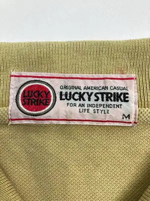 LUCKY STRIKE/ラッキーストライク/ポロシャツ/トップス/ベージュ/M