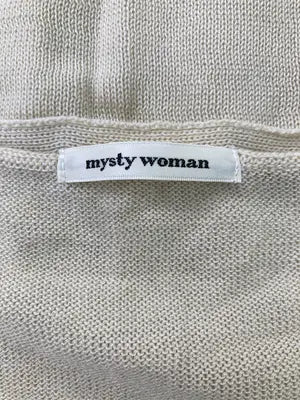 mysty woman/ミスティウーマン/ニット/セーター/トップス/ベージュ/M