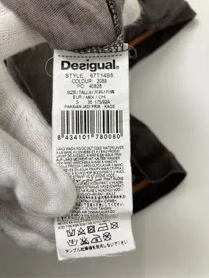 Desigual/デシグアル/Tシャツ/カットソー/トップス/ブラウン/S