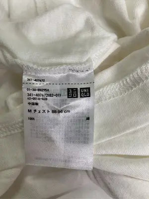 UNIQLO UT/ユニクロユーティー/Tシャツ/カットソー/トップス/ホワイト/M  チェスト88-96cm