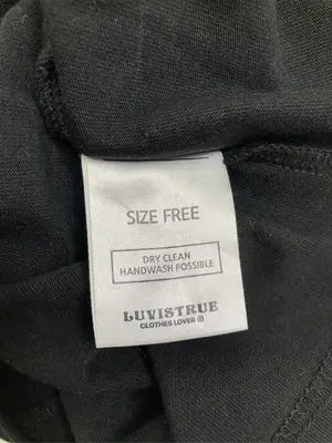 LUVISTRUE/Tシャツ/カットソー/トップス/ブラック/FREE