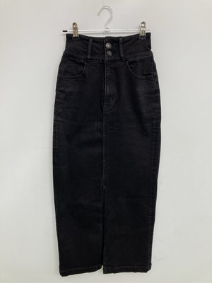 AZUL by MOUSSY/アズールバイマウジー/ロングスカート/スカート/ブラック/XS