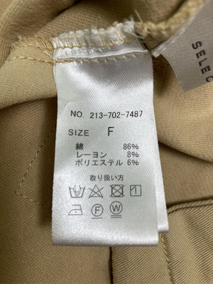 SELECT MOCA/セレクトモカ/シャツ/ブラウス/トップス/ベージュ/F