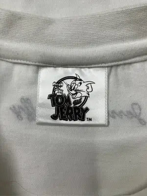 TOM and JERRY/トムアンドジェリー/Tシャツ/カットソー/トップス/ホワイト/M