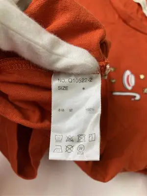 as know as/アズノゥアズ/Tシャツ/カットソー/トップス/オレンジ
