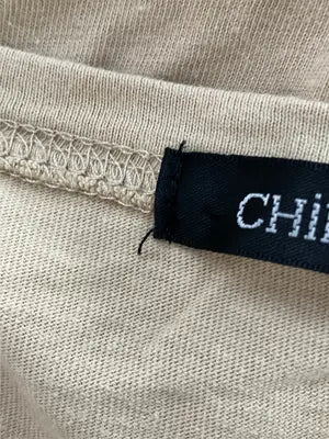 Chip Clip/チップクリップ/Tシャツ/カットソー/トップス/ベージュ/L