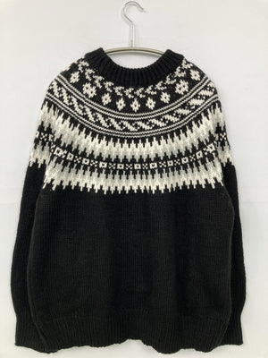 SEASON REASON/シーズンリーズン/ニット/セーター/トップス/ブラック/LL